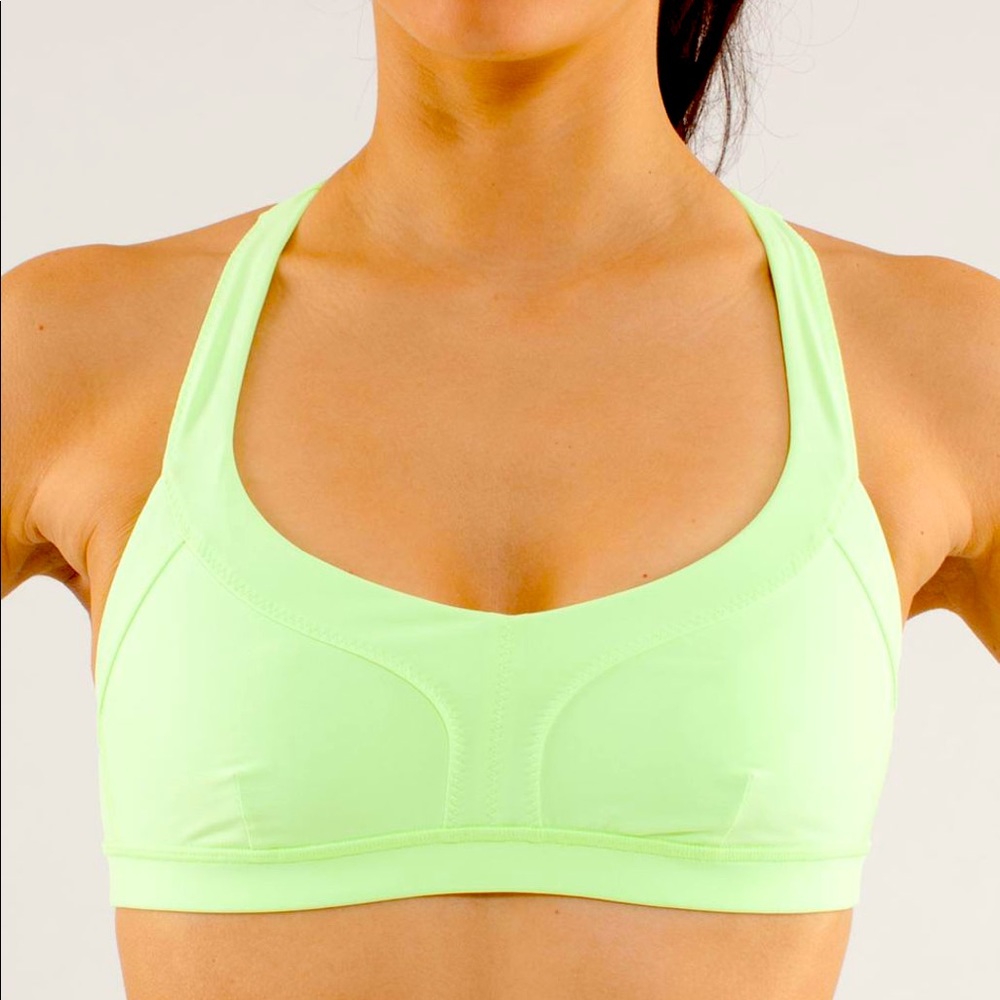 Lululemon Run: Sprint Bra faded zap
